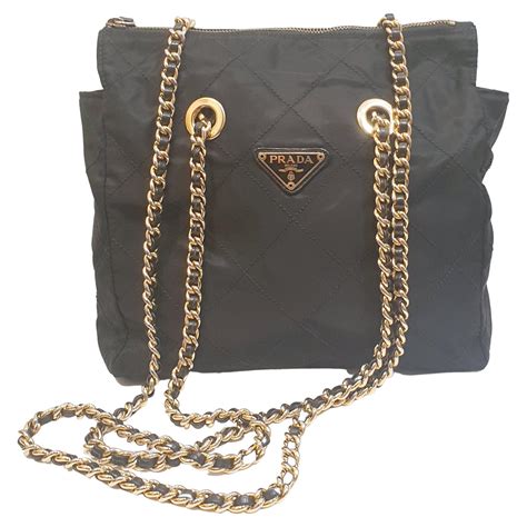 prada nylon bag gold hardware|best prada nylon bags.